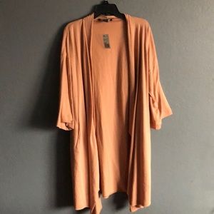 Long front cardigan